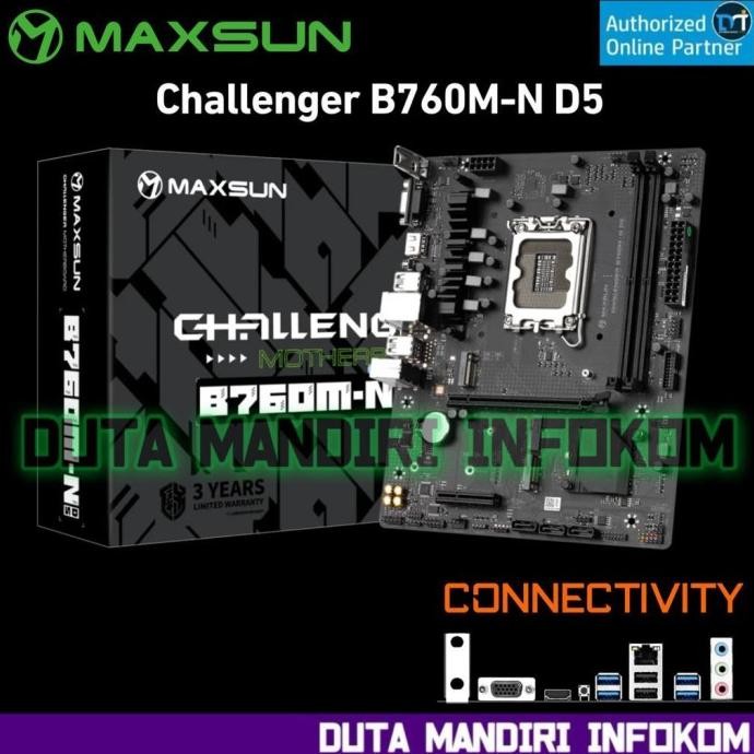 socket - Maxsun Challenger B760M N D5 - [Socket LGA 1700, B760, DDR5, m-ATX]