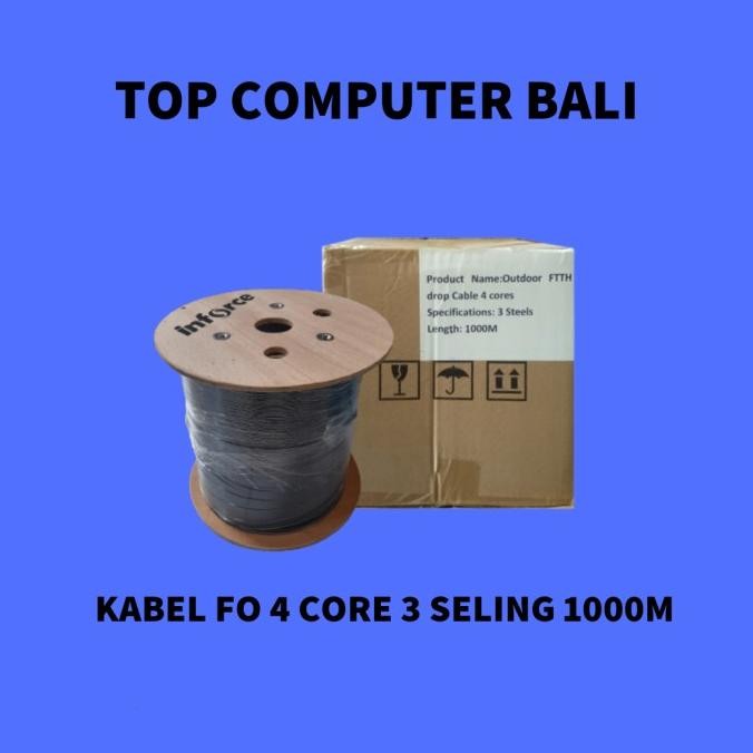KABEL FO FIBER OPTIK 4 CORE 3 SELING 1000M