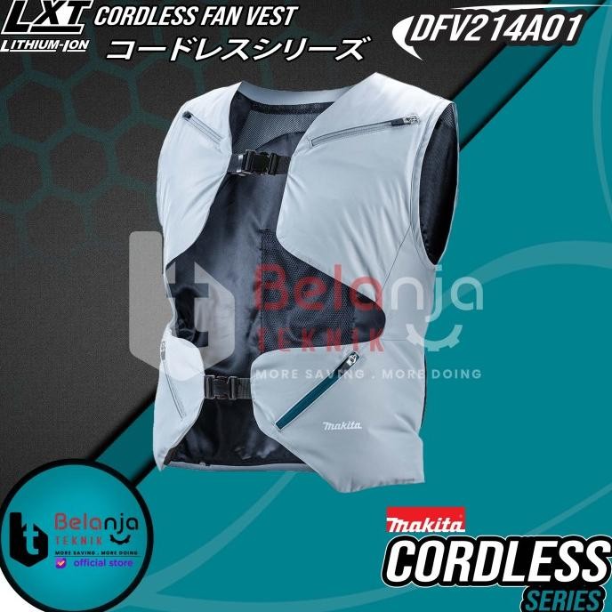 HOT PROMO Makita Cordless Fan Vest Size L Rompi Kipas Angin Ukuran L DFV214A01