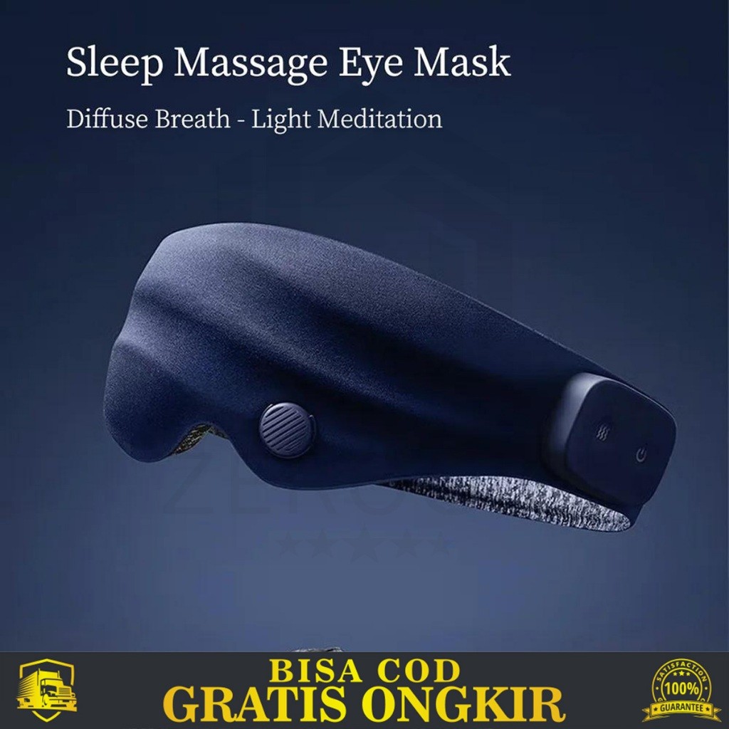 MASKER RELAXATION PERALATAN PIJAT MATA EYE MASSAGER HEAT MUSIK LFE003