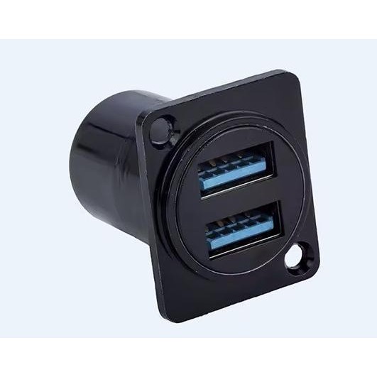 socket - Dual Port USB/Socket USB 3.0 type D Double Port / Chasis  USB 3.0 Double Port Panel Mount C