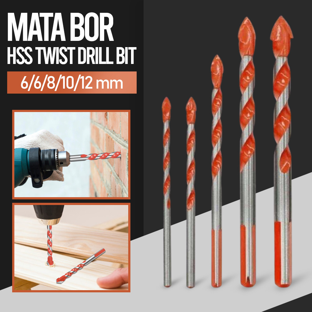 

- Balight Mata Bor HSS Twist Drill Bit 6-12mm 5 PCS - BA-H21 -