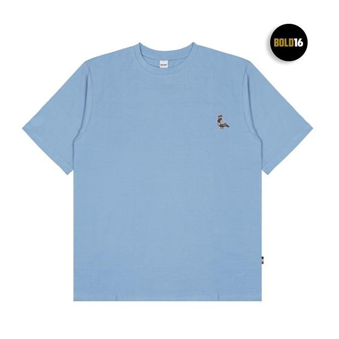 

BLUE- HOOLIGANS T-SHIRT BOLD16 PJ OVERSIZE DUSTY BLUE