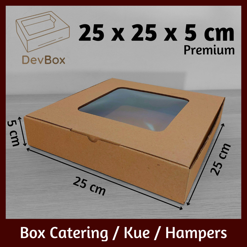 

Kardus Mika 25 x 25 x 5 cm | Kotak Makanan, Catering, Kue, Hampers, Hadiah | Model Pizza Tanpa Lakban