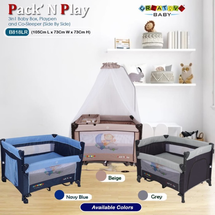 Creative baby box b808R merek pliko