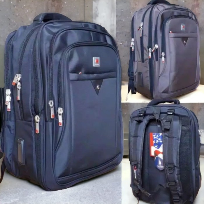 POLO CLASSIC 16802 / 16804 Tas Ransel Laptop Jumbo 20 Inch Backpack