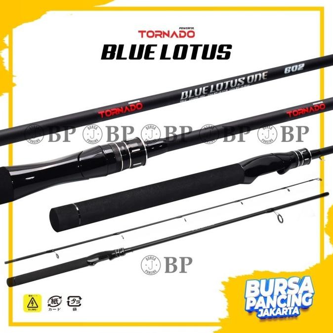 

BLUE- TORNADO JORAN PANCING SPINNING BLUE LOTUS ONE 150CM - 180CM HIGH MODULUS CARBON HOLLOW JORAN PANCING KOLAM KUAT DAN RINGAN