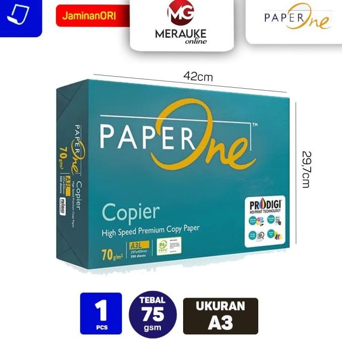 

Sale Kertas Hvs Paper One A3 75 Gsm