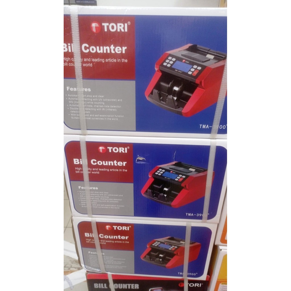 

BEBAS ONGKIR - bill Mesin Hitung Uang money counter Tori TMA 3900 TMA3900 penghitung