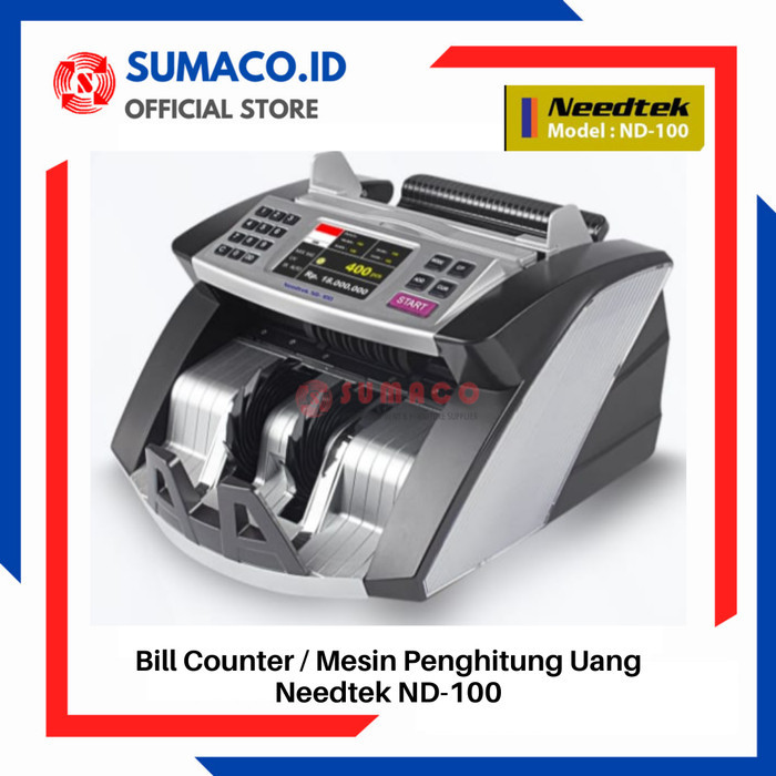 

NEW Bill Counter / Mesin Hitung Uang NeedTek ND-100 (Denominasi)