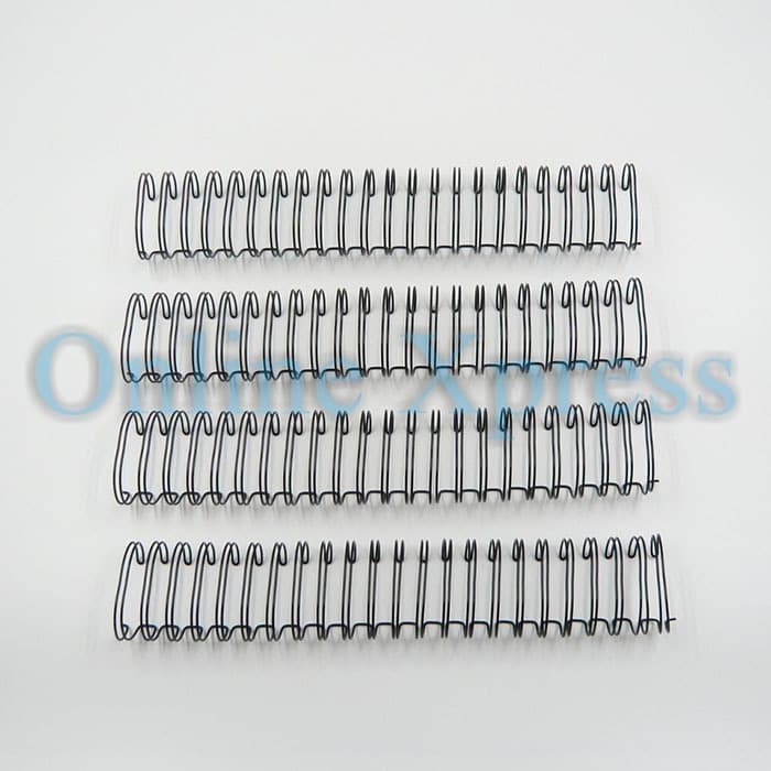 

BEBAS ONGKIR - Spiral Kawat / Ring kawat / Twin Ring F4 1/2" 38 Loops (100lembar)