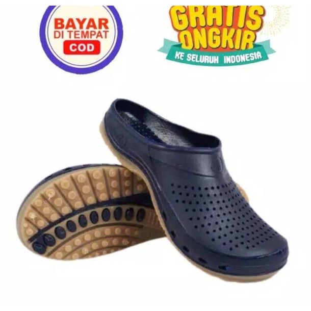 Sepatu Sandal Ap Clogs Ap Boots Sandal Karet Pria Dewasa Sandal Motor