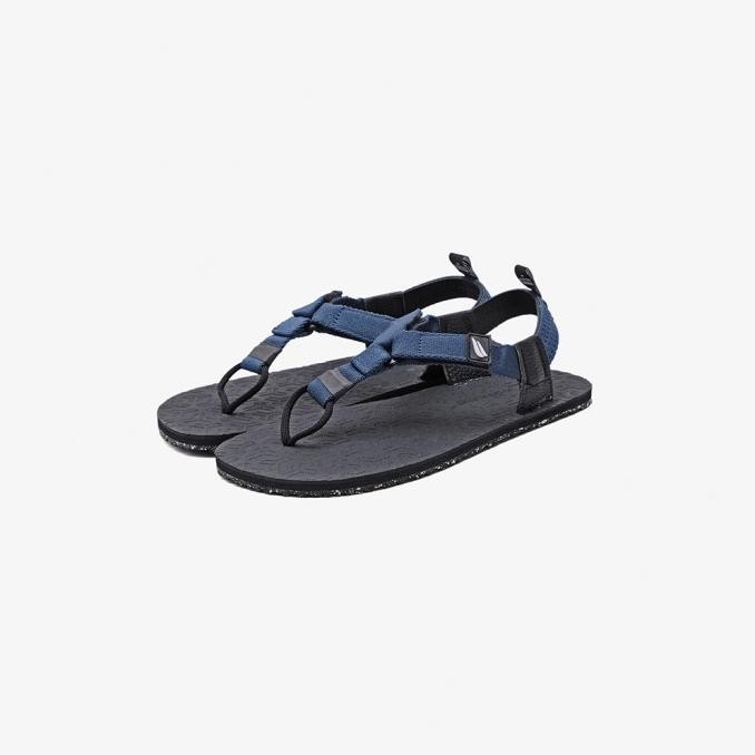 

BLUE- JELAJAH ROAD BAREFOOT FLIP FLOPS - TEALBLUEONBLACK