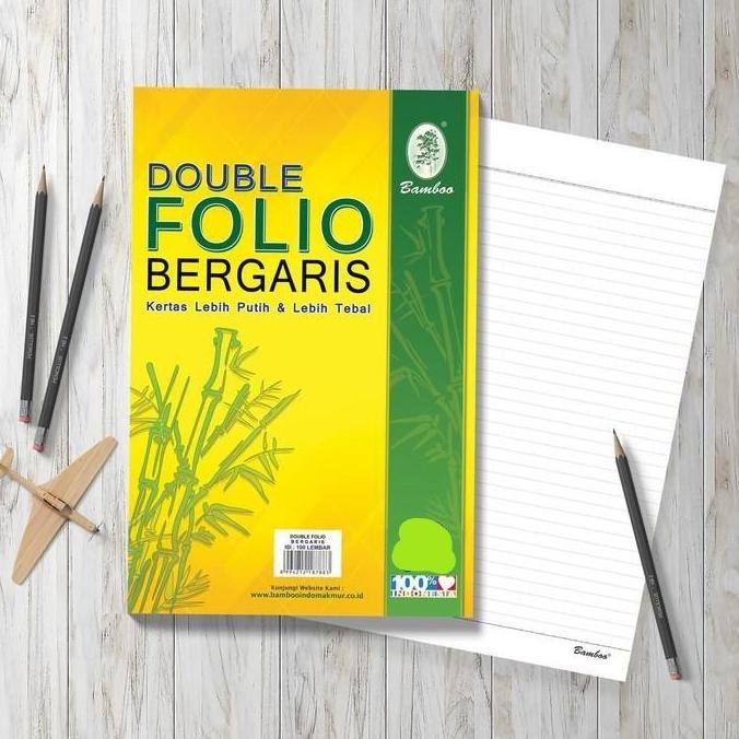 

Sale Kertas Double Folio Garis Bergaris Isi 100 Bamboo 70 Gram Bagus Tebal
