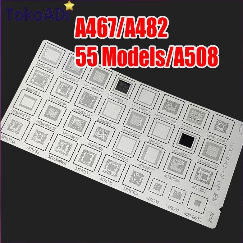 eme 4 buah/set cetakan universal ic plat amaoe bga / stencil plat bga universal amaoe