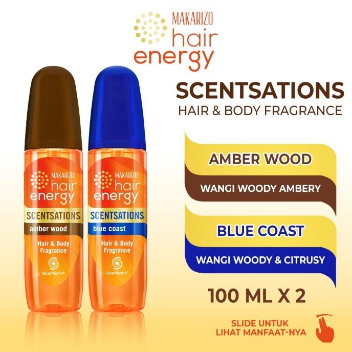 

BLUE- PAKET MAKARIZO HAIR ENERGY SCENTSATIONS AMBER WOOD & BLUE COAST 100ML
