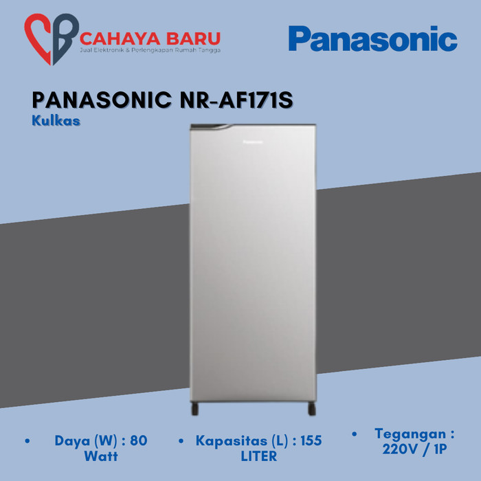 KULKAS 1 PINTU PANASONIC NR-AF171S