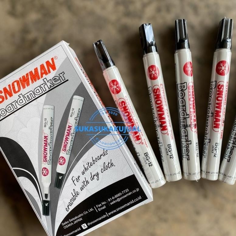 

Terlaris Spidol Whiteboard Snowman Bg-12