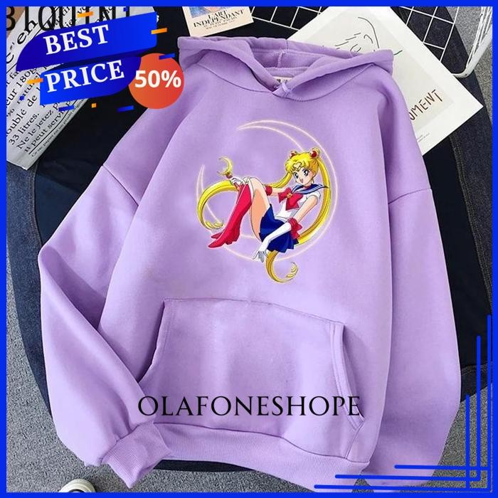 HOODIE SAILOR MOON / SAILORMOON HOODIE PRIA WANITA / HODIE HOODIE HODDIE ANIME / PAKAIAN ATASAN BY O