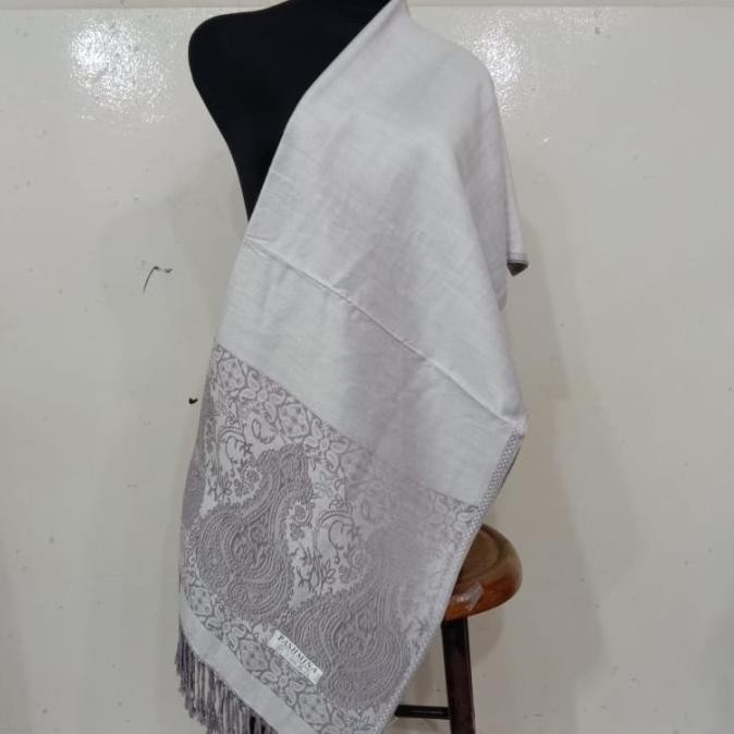 Sale Syal Polos Motif Cashmere/ Pashmina Cashmere/ Scarf / Selendang/ Shawl