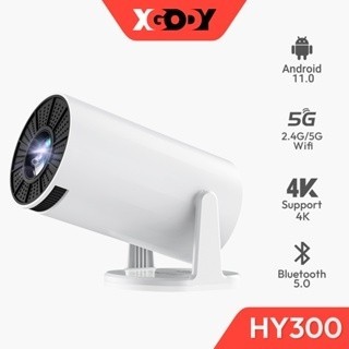 XGODY GIMBAL3 Mini Proyektor Android Bluetooth Wifi Portabel Mini LCD Support 4K Outdoor Home