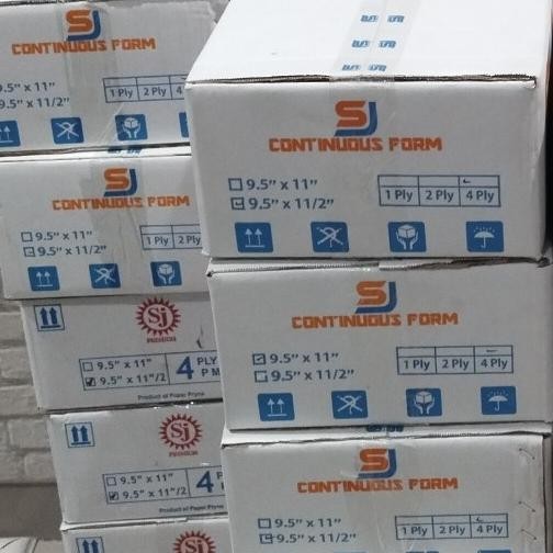 

Kertas Continuous Form 2 ply 4 ply 9.5 x 11 SJ