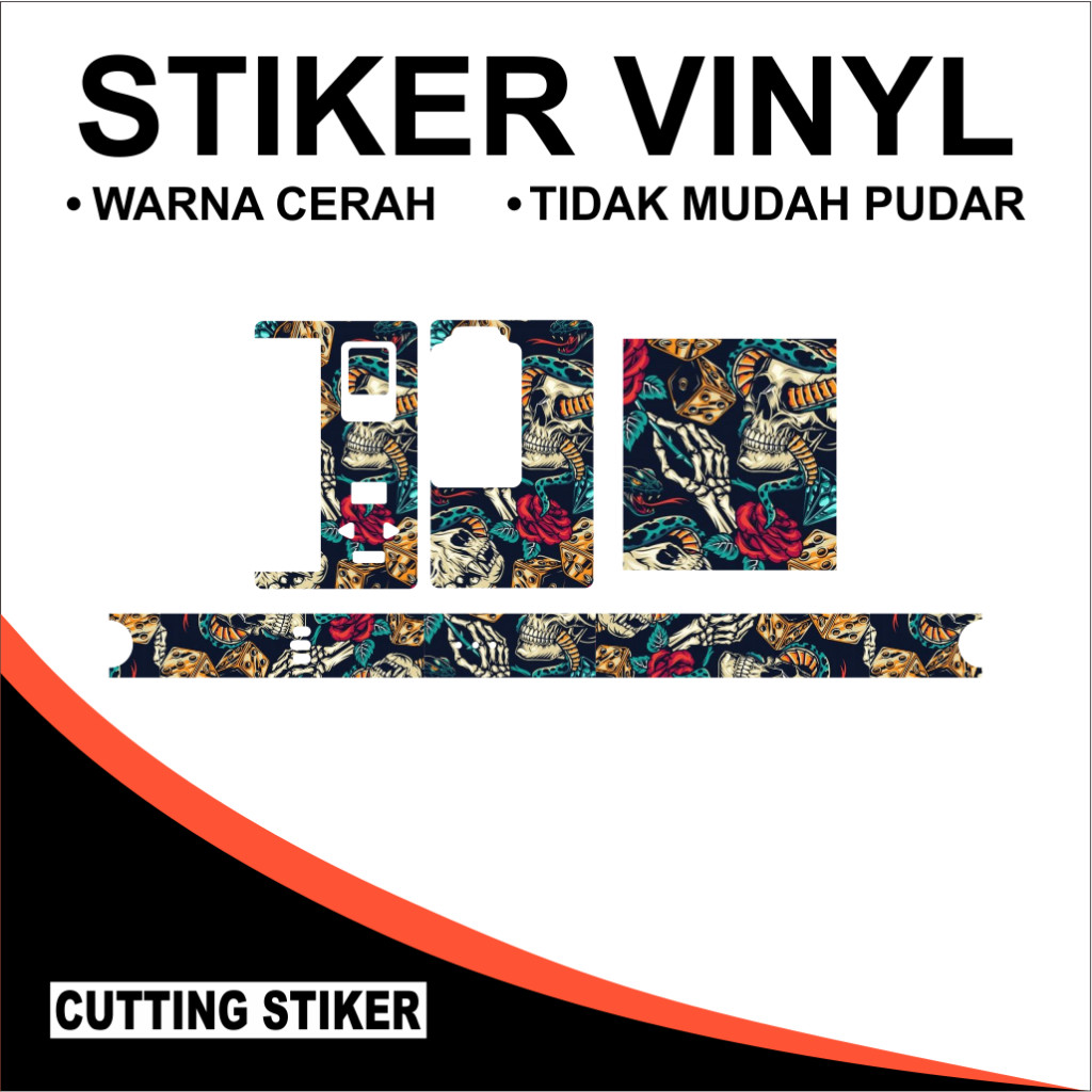 

*Premium Quality* Paketan Stiker B80 Laminasi Doff 19 Garskin Custom Stiker Maxdecal Bkn Case COD