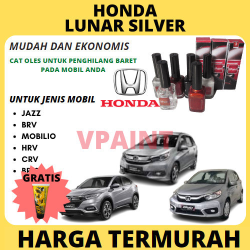 CAT MOBIL HONDA BRIO,JAZZ,HRV,BRV,MOBILIO LUNAR SILVER..TERMURAH