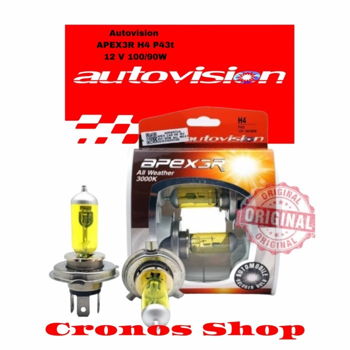 BOHLAM AUTOVISION APEX3R, BOHLAM H4 P43T 100/90 W BOHLAM MOTOR/ MOBIL