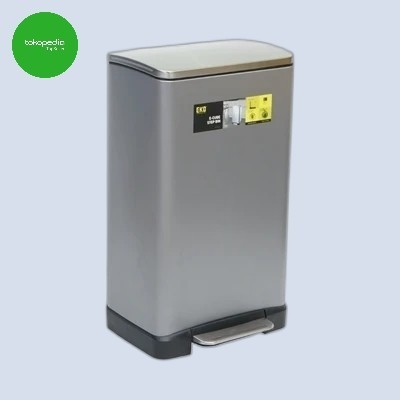 EKO 30 LTR TEMPAT SAMPAH STAINLESS E-CUBE
