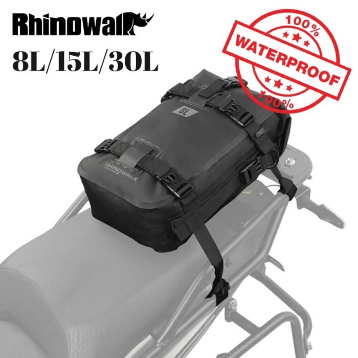 TAS MOTOR RHINOWALK MT2208 MOTORCYCLE PANNIER 8/15/30L WATERPROOF