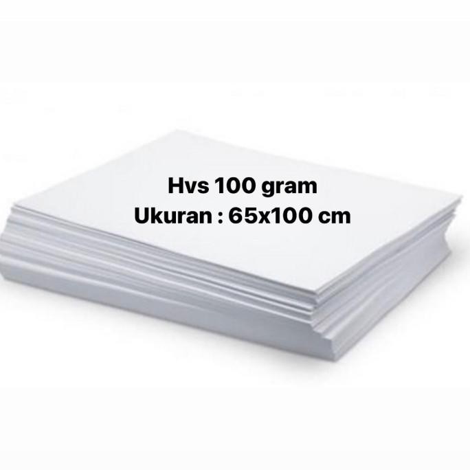 

Kertas hvs 100 gram ukuran plano isi 250 lembar