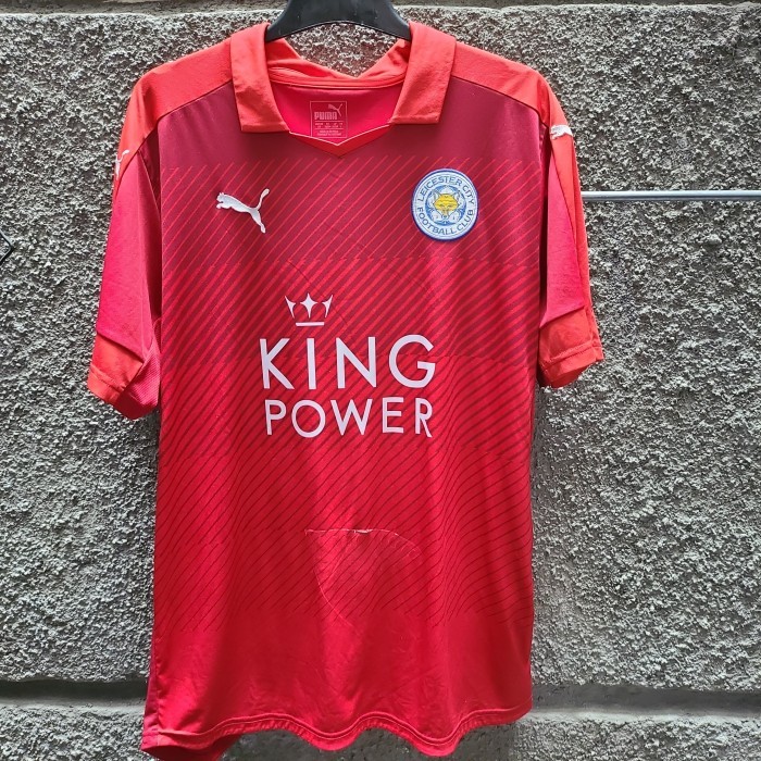 JERSEY ORIGINAL LEICESTER CITY 2016 - 2017 AWAY MAHREZ