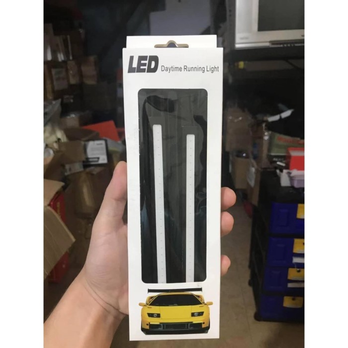 LAMPU MOBIL DRL LED 17CM 3 WARNA