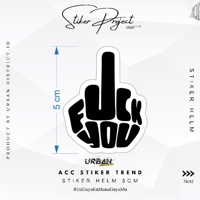 

*Premium Quality* Stiker Helm Laptop Dekorasi Kekinian Size S 5 Cm By Urban District Id Sk 30 Garskin Custom Stiker Maxdecal Bkn Case COD