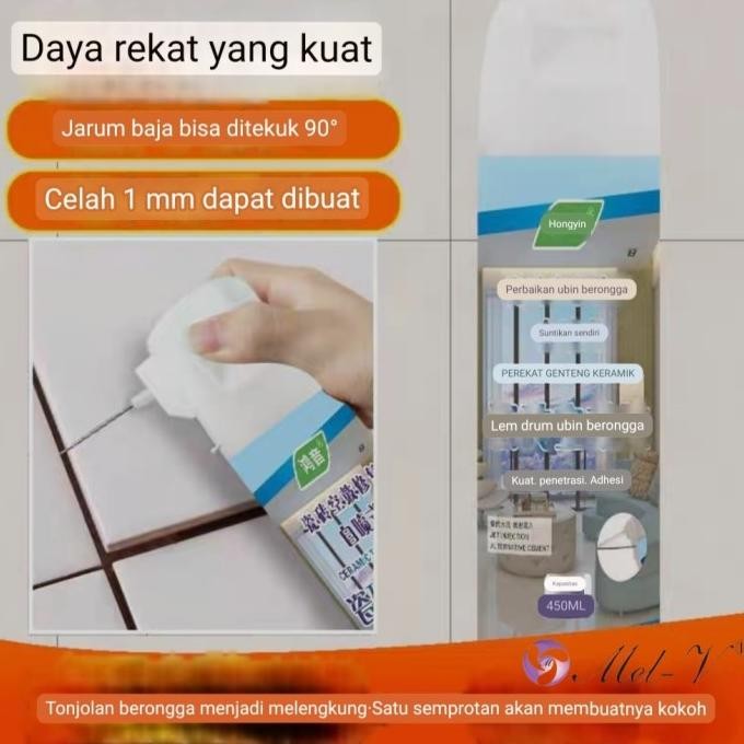 Terbaru Semprotan Lem Keramik Ubin Lantai Dinding Super Lengket Perekat Kuat