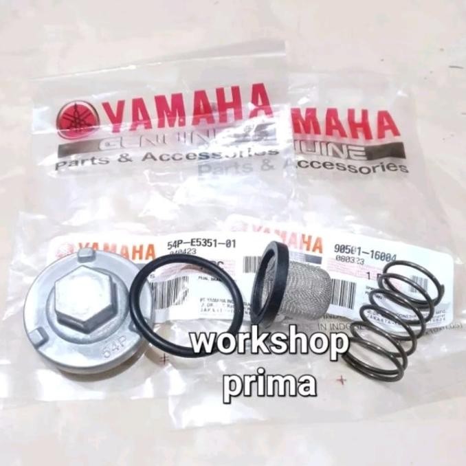 Nmax - Paket Tutup Saringan Pembuangan Oli Mesin Samping Bawah Nmax N Max