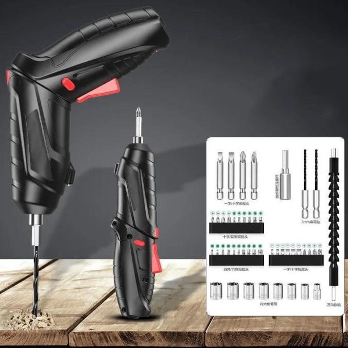 48 pcs obeng listrik set mini portable mesin mata mur baut skrup bor o 