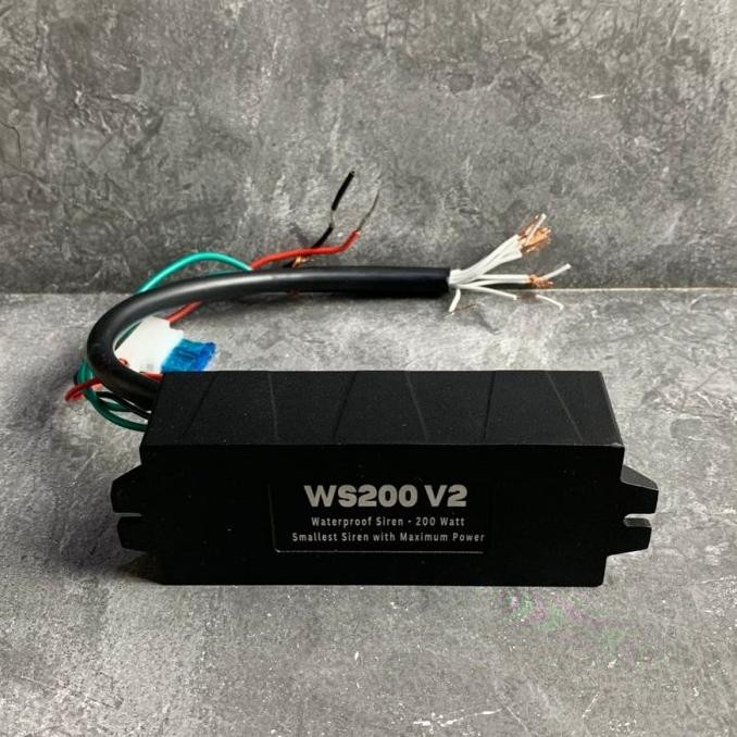 WS200 Waterproof siren switch 200 watt sirine motor alternatif wpa wpm