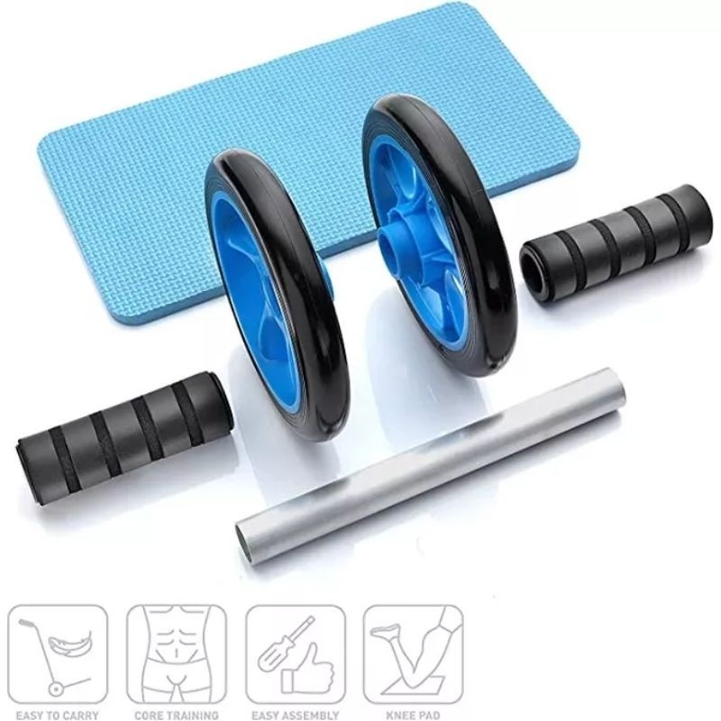 Roller Wheel Olaraga Roller Olahraga Roda Ab Roller Alat Fitness Roda Perut