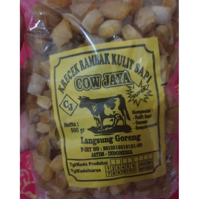 

Kerupuk/Rambak Kulit Sapi Mentah 500 Gram