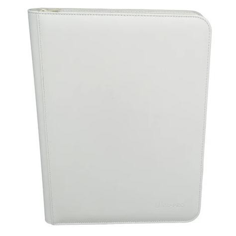 

TERBARU - Ultra Pro Vivid 9 Pocket Zippered PRO-Binder White