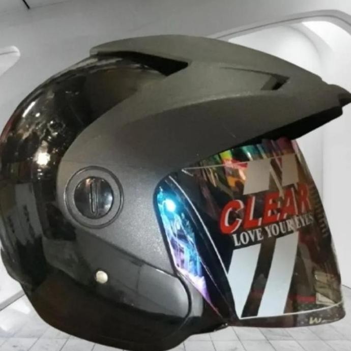 KACA HELM HONDA TRX 3 KACA HELM HONDA HALF FACE