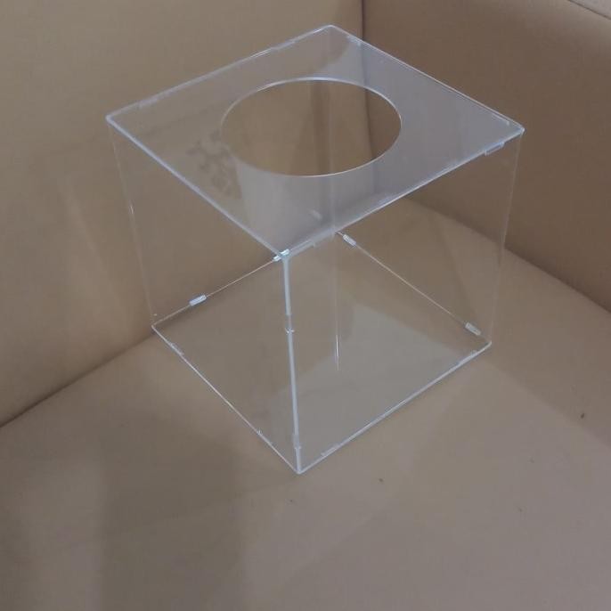 

Terlaris acrylic box for lucky dip kotak undian 30x30 COD