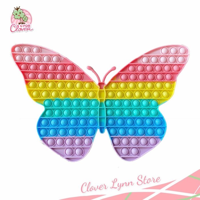 Meno - Pop It Jumbo Xxxl Butterfly Premium / Mainan Anak Popot Tiktok Viral