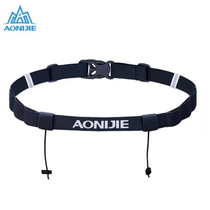 tali - aonijie bib race number belt e4076 tali bib - black