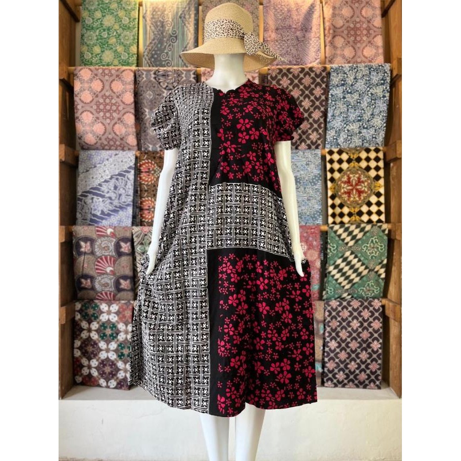 Daster YCS Cabutan ld 110 pb 115 rayon premium candi mekar daily dress batik wanita pekalongan homed