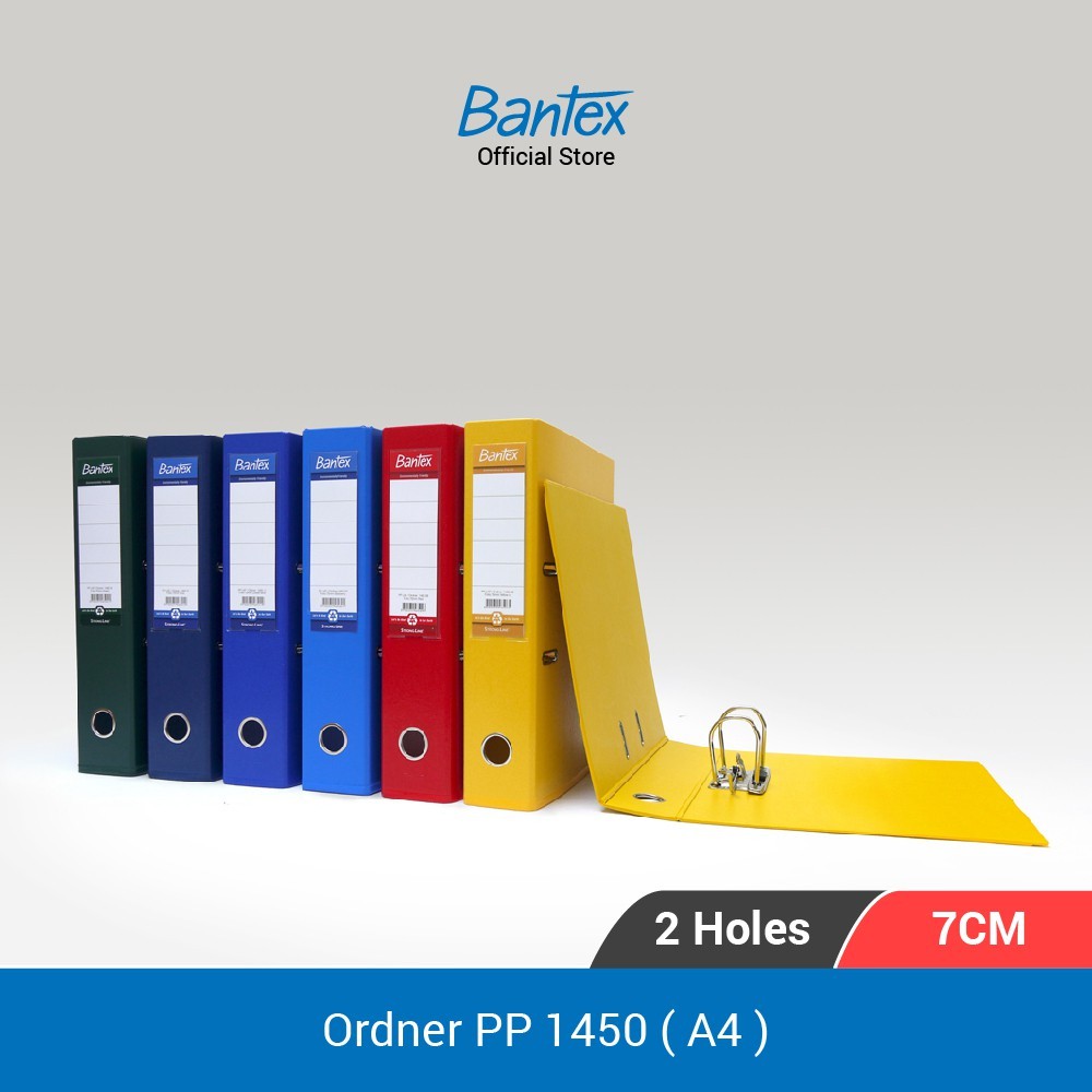 

[Pelangi Stationery] Bantex Lever Arch File Ordner PP A4 7cm Traditional colours #1450