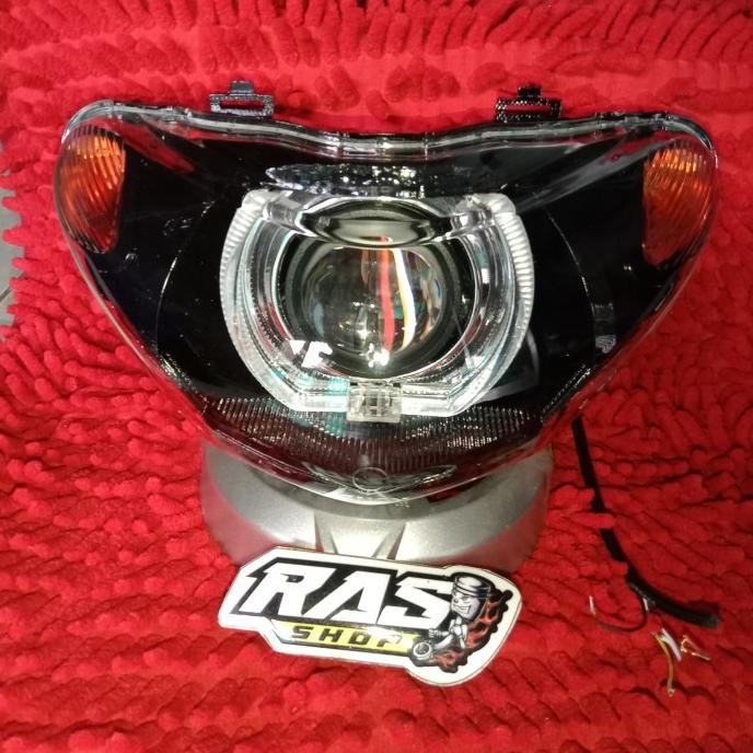 lampu depan mio smile custom smoke semi BILED