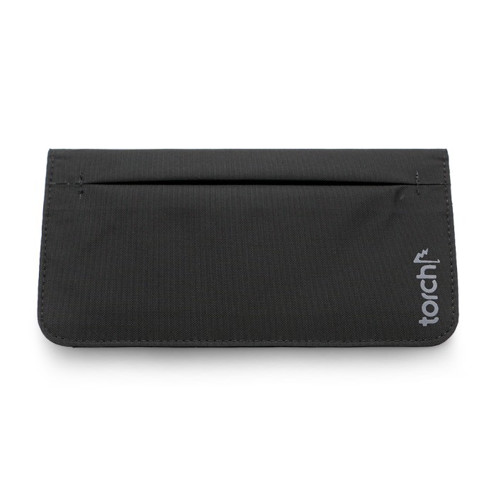 TERLARIS Torch Dompet Panjang Kartu ATM STNK Pria Wanita - Long Wallet Oder - Hitam